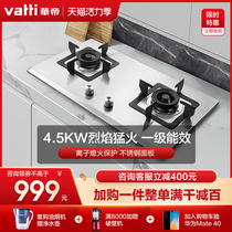 Vantage i10063A stainless steel gas stove Double stove Embedded desktop natural gas liquefied gas gas stove