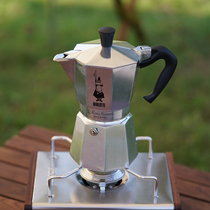 BIALETTI outdoor Italian classic octagonal MOCA pot hand-brewed coffee maker Home portable Italian filter pot