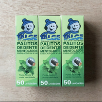 Summer Scent TALGE Mint Toothpicks Portable Boxed Wooden Outdoor Travel 50 PCs in Stock