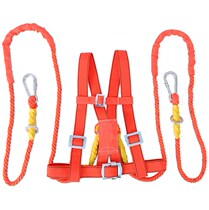 Suspension maintenance full body double back double large hook aerial work seat belt exterior wall National Standard fixed super long rope