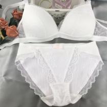 Black and white nursing bra set pregnant womens underwear bra pregnancy feeding anti-sagging gathering pregnant photos