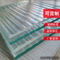 Ultra-white Changhong glass striped corrugated wave glass Three-dimensional art glass embossed glass tempered glass partition