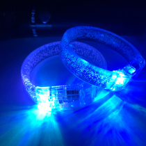 Concert night run bar LED electronic colorful luminous flash should help light stick bracelet bracelet logo customization