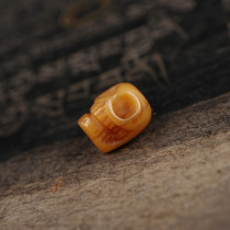 8mm hand-carved old material spirit bone corpse Dorin main barrel beads with beads play text play yak bone Buddha beads