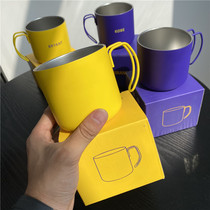 Line quantity 166 U.S. knife color luxury single island country near mouth 304 stainless steel letter printing Japanese constant temperature cup