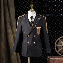 Childrens suit suit suit boy flower girl dress small suit handsome big boy show stage tide suit piano performance suit