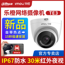 Dahua Le Orange TE3 network surveillance camera home wireless wifi remote night vision HD sound and light alarm