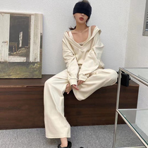 European Station Nets Red Suit 2022 Early Spring New Necropolis Suit Tightness Waist Broadlegged Pants Necrotsuit Three Sets