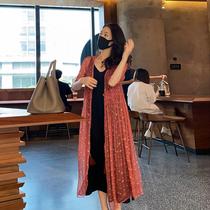 High-end custom temperament cardigan 2021 summer dress