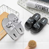 Bathroom slippers for womens home lovers non-slip home indoor dormitory cute soft-soled slippers for mens large size summer