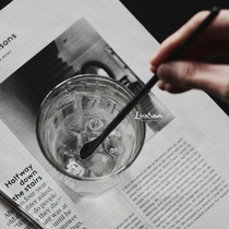 Xiaoxijiao Japanese stainless steel coffee stirring long spoon Western cold drink long handle spoon smoothie spoon Shop household