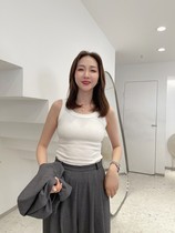 widelia Chen Ji er 2021 summer vest anti-light slim body base shirt threaded vest female 7195
