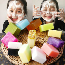 Honey Whitening Milk Soap Face Whitening Whole Body Cleansing Rose Oil Soap Handmade Bath Cleansing Soap