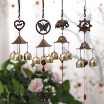 Home Bells shops entrance wind chimes hanging ornaments Nordic Net red high-end wind chimes Japanese car hanging parts