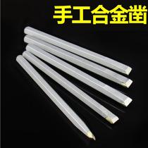 Chisel chisel super hard drill manual flat head broken stone artifact cement tungsten steel alloy stone chisel Special Steel