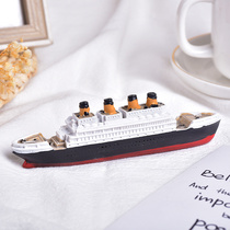 Titanic model cruise ship can be sunk and assembled ornaments difficult adult childrens building blocks toys