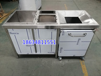 Stainless steel truck collection truck collection truck dual-purpose cart restaurant canteen garbage truck dish collection truck