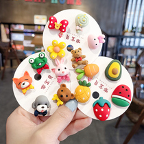 Cute girl small brooch cartoon Japanese anti-drop pin girl collar coin cartoon badge mini pin