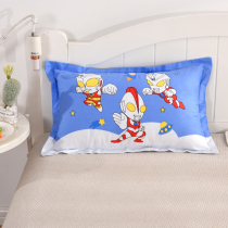 Kindergarten childrens pillow cotton pillowcase removable and washable cartoon Altman Iron Man Captain America boy neck guard