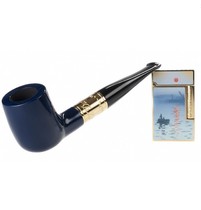 French Dupont ST Dupont 016349C2 limited edition seisangmu tobacco rod pipe lighter set Signature