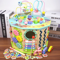 Childrens Multi-functional Orbiting Pearl early teaching Baobao Box 0-1-2 One 3-year-old Half Baby Male Girls Lean Intellectual Brain Toy