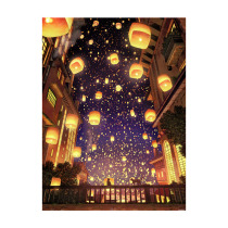 3D-JP 1200 Piece Flat Puzzle Plastic Puzzle Jigsaw Puzzle-Skylight Night H2412