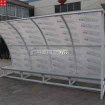 New mobile aluminum alloy 8-seat football protective shed outdoor bench coach special rest awning direct sales