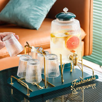Nordic water cup living room household glass kettle set with faucet cup tea set modern simplicity