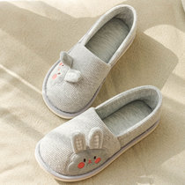 Moon Shoes Postnatal Spring Fall Non-slip Bag Heel Breathable Thick Bottom Pregnant Woman Shoes Summer Thin May Indoor warmth 67 month