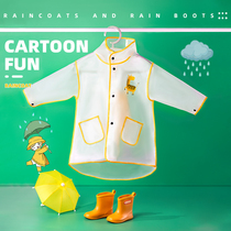 Wallabies Babu children raincoat boys and girls children to school 2021 baby kindergarten transparent primary school poncho