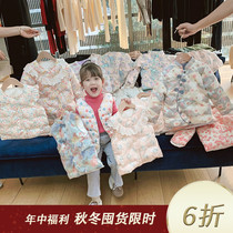 Childrens clothing Girls  winter clothes 2020 new foreign childrens down jacket vest baby autumn and winter Korean version of the coat light tide