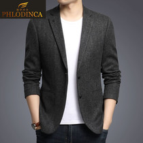 Light luxury wool suit men autumn winter coat 2021 New Korean trend handsome business casual suit top