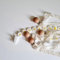 Exported to South Korea ins with nipple clip daisy nipple anti-drop chain handmade gum bite music anti-drop chain