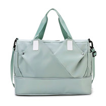 Travel Li Bag able to cover pull bar case big bag female large capacity for short trip travel clothes bag Hand light