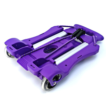 Mini silent wheel luggage car Folding portable shopping cart Shopping trolley car Student skateboard school bag small pull car