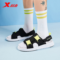 XTEP sandals mens shoes sports shoes 2021 summer new non-slip trend mens outdoor shoes casual beach shoes men