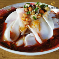 Specialty snacks Cold skin cold noodle roll powder 3 kg Guizhou cold rice skin coleslaw powder send 4 kinds of seasoning packs once a week 
