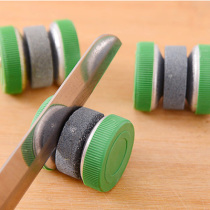 Round Knife Sharpeners Creative Home Groceries Scissors Rod Clippers Thickened Fast Bifacial Kitchen Knife Grinding Knife Stone