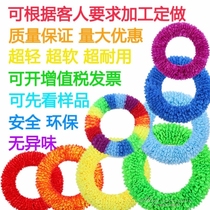 Wreath hanging neck hard ring steel wire wreath games opening ceremony Kindergarten dance gymnastics morning exercise props custom-made