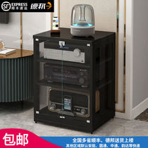  Amplifier cabinet Audio shelf Professional speaker equipment floor solid wood tripod rack ktv audio and video bracket hifi