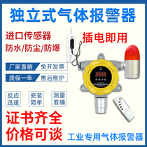 Combustible gas detection alarm independent plug-in electrical industry commercial toxic and harmful gas concentration leakage detector