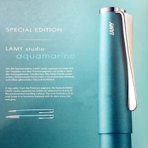German Ling Mei LAMY Pen studio Deductive Art 2019 Limited Edition aquamarine Aquamarine Lx All Black