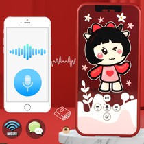 Childrens toys early education smart 0-3 years old boys and girls touch screen mobile phone 1 voice dialogue accompany toy charging wifi