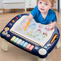 Childrens drawing board color magnetic writing board one or two three weeks baby 1-2-3 year old boy 4 female gift educational toy