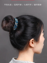 Exquisite high-grade meatball head hair artifact hair accessories ponytail buckle Hairband ball head grab clip temperament holder headwear