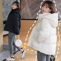 Down cotton jacket 2021 new female winter cotton coat Korean loose bread clothing ins tide short cotton coat