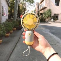 Net Red Summer Handheld With Small Fan Ultra Silent Silent Charging Super Long Renewal Small Electric Fan Mini Portable