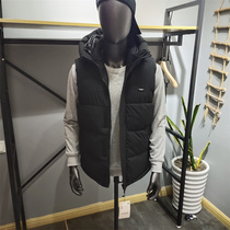 Super thick ~ super warm tail goods cut autumn and winter men and women thick warm stand collar hooded down cotton vest