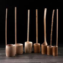 Liquor beater handmade bamboo household small scoop water scoop wine funnel pickled water spoon long handle wine sling