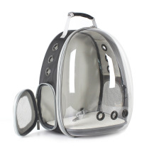 Cat space bag transparent panoramic cat bag out portable pet PVC backpack carry dog shoulder saving